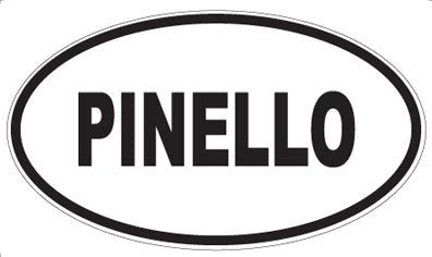 PINELLO - Oval Sticker