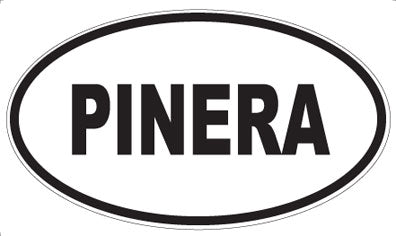 PINERA - Oval Sticker