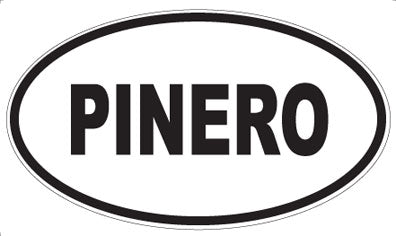 PINERO - Oval Sticker