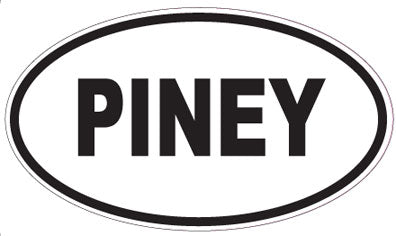 PINEY - Oval Magnet