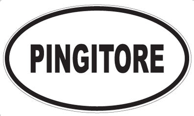 PINGITORE - Oval Sticker