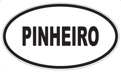 PINHEIRO - Oval Sticker