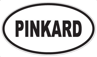 PINKARD - Oval Sticker