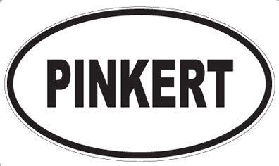 PINKERT - Oval Sticker