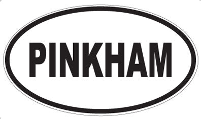 PINKHAM - Oval Sticker