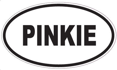 PINKIE - Oval Sticker