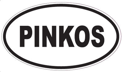 PINKOS - Oval Sticker