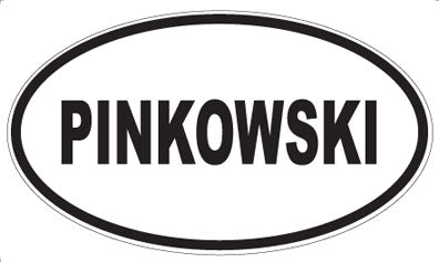 PINKOWSKI - Oval Magnet