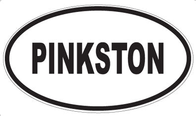 PINKSTON - Oval Sticker