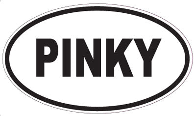 PINKY - Oval Magnet