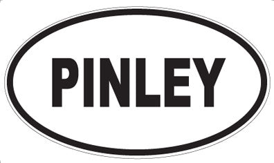 PINLEY - Oval Sticker
