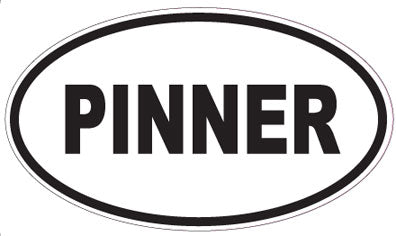 PINNER - Oval Sticker
