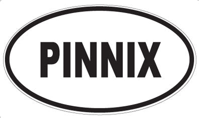 PINNIX - Oval Sticker