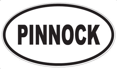 PINNOCK - Oval Sticker