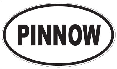 PINNOW - Oval Sticker