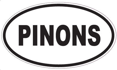 PINONS - Oval Sticker