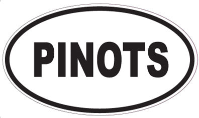 PINOTS - Oval Sticker