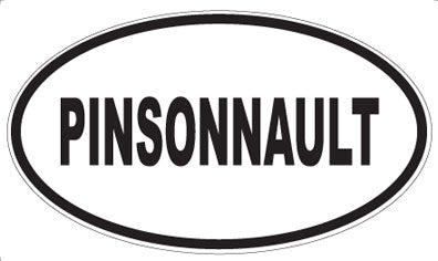PINSONNAULT - Oval Sticker