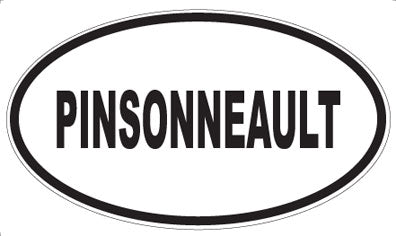 PINSONNEAULT - Oval Sticker