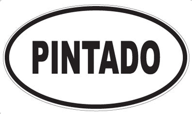 PINTADO - Oval Sticker
