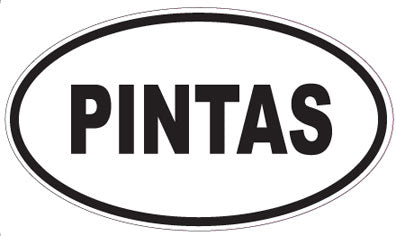 PINTAS - Oval Sticker