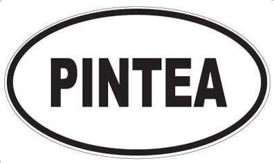 PINTEA - Oval Sticker