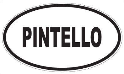 PINTELLO - Oval Sticker