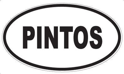 PINTOS - Oval Magnet