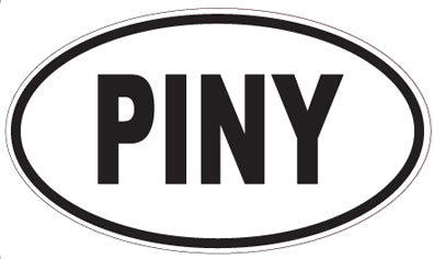 PINY - Oval Sticker