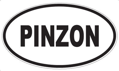 PINZON - Oval Sticker