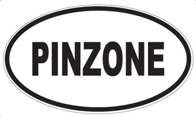 PINZONE - Oval Sticker