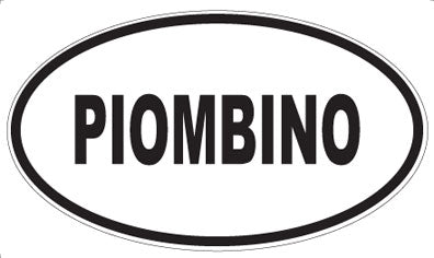 PIOMBINO - Oval Sticker