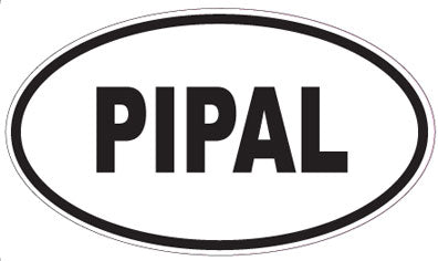 PIPAL - Oval Sticker