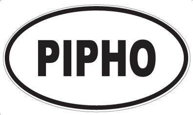 PIPHO - Oval Sticker
