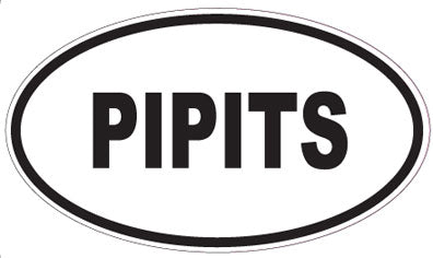 PIPITS - Oval Sticker