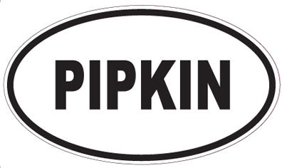PIPKIN - Oval Sticker