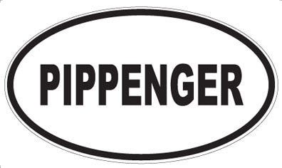 PIPPENGER - Oval Sticker