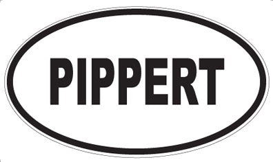 PIPPERT - Oval Sticker