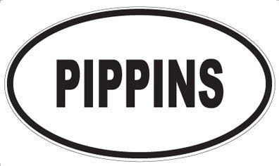 PIPPINS - Oval Sticker