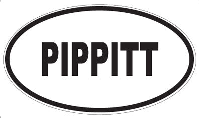 PIPPITT - Oval Sticker