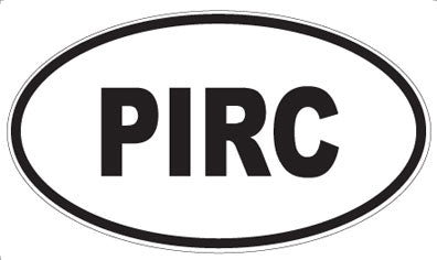 PIRC - Oval Sticker