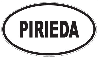 PIRIEDA - Oval Sticker