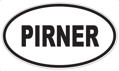 PIRNER - Oval Sticker