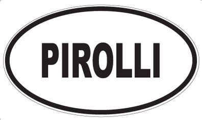 PIROLLI - Oval Sticker
