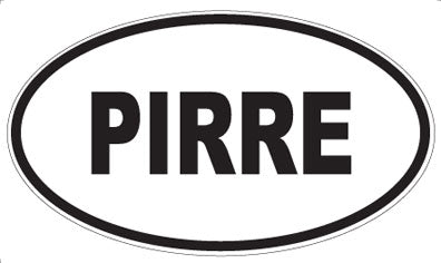 PIRRE - Oval Sticker