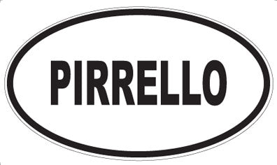 PIRRELLO - Oval Sticker