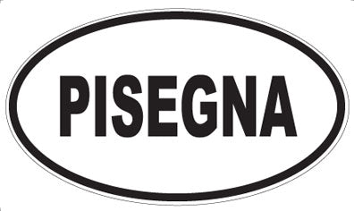 PISEGNA - Oval Sticker