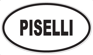 PISELLI - Oval Sticker