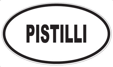 PISTILLI - Oval Sticker