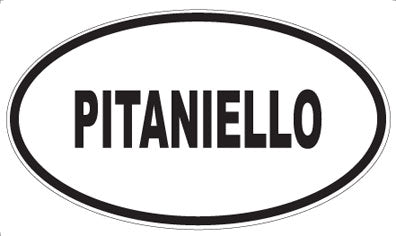 PITANIELLO - Oval Sticker